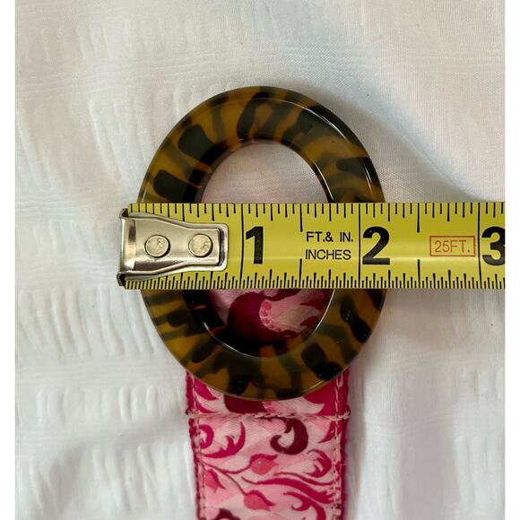 Uptown Charlie belt tortoiseshell with pink print - Picture 5 of 9